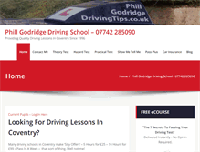 Tablet Screenshot of drivingtips.co.uk